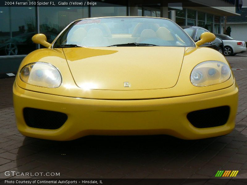 Giallo (Yellow) / Beige 2004 Ferrari 360 Spider F1