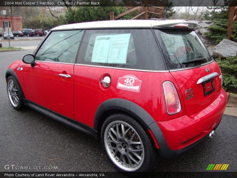 Chili Red / Panther Black 2004 Mini Cooper S Hardtop