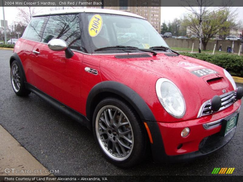 Chili Red / Panther Black 2004 Mini Cooper S Hardtop