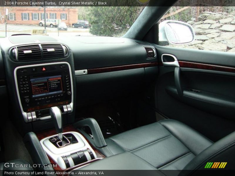 Crystal Silver Metallic / Black 2004 Porsche Cayenne Turbo