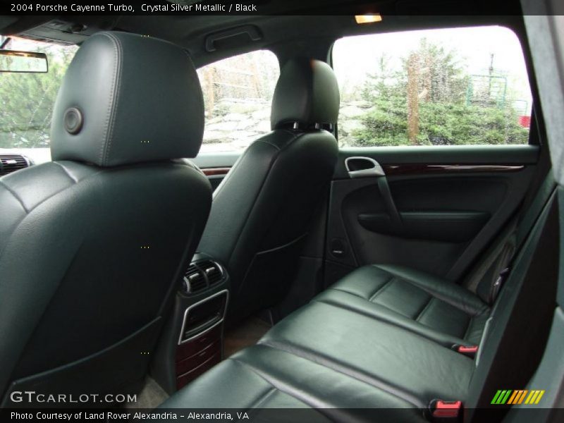 Crystal Silver Metallic / Black 2004 Porsche Cayenne Turbo