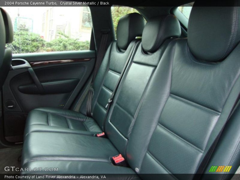 Crystal Silver Metallic / Black 2004 Porsche Cayenne Turbo