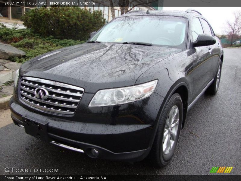 Black Obsidian / Graphite 2007 Infiniti FX 35 AWD