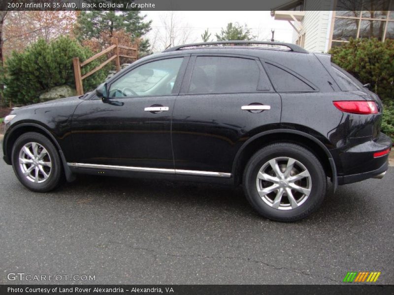 Black Obsidian / Graphite 2007 Infiniti FX 35 AWD