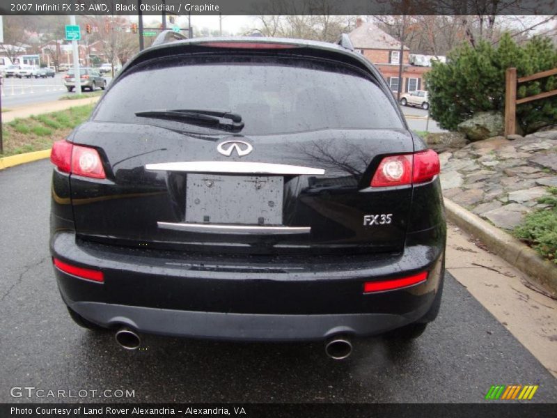 Black Obsidian / Graphite 2007 Infiniti FX 35 AWD