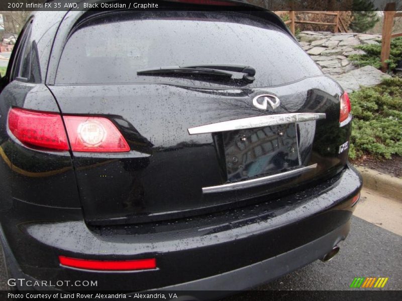 Black Obsidian / Graphite 2007 Infiniti FX 35 AWD