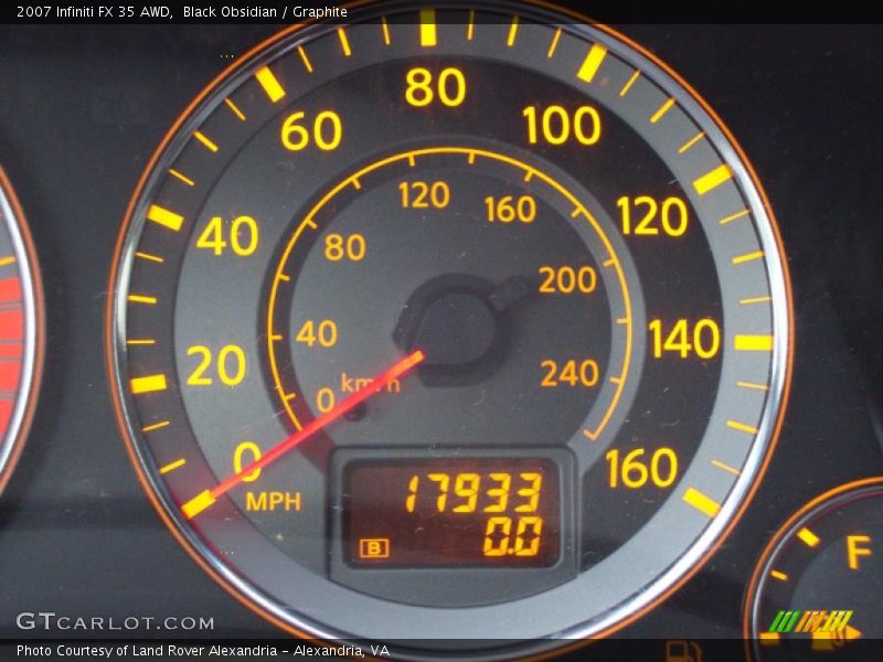 Black Obsidian / Graphite 2007 Infiniti FX 35 AWD