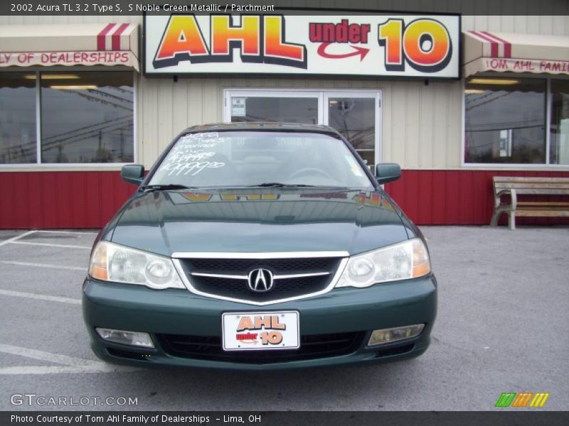 S Noble Green Metallic / Parchment 2002 Acura TL 3.2 Type S