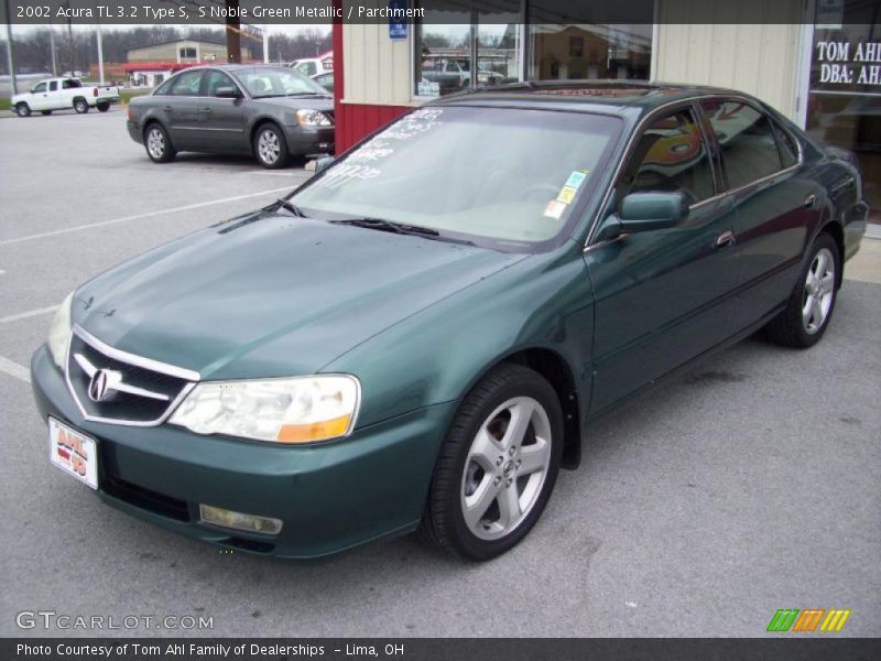 S Noble Green Metallic / Parchment 2002 Acura TL 3.2 Type S