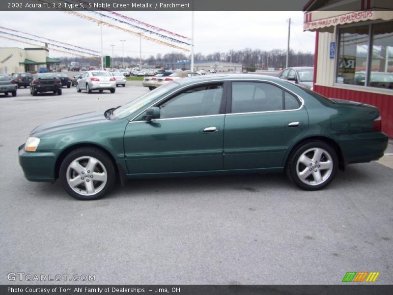 S Noble Green Metallic / Parchment 2002 Acura TL 3.2 Type S