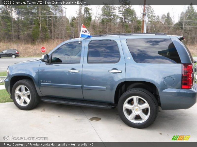 Blue Granite Metallic / Ebony 2008 Chevrolet Tahoe LTZ