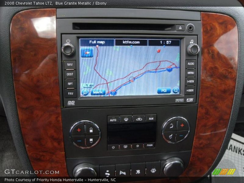 Blue Granite Metallic / Ebony 2008 Chevrolet Tahoe LTZ