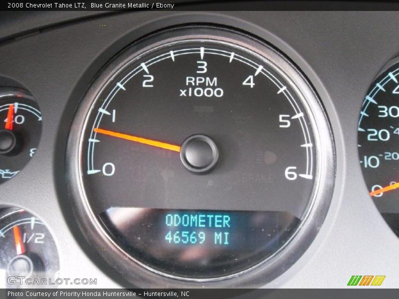 Blue Granite Metallic / Ebony 2008 Chevrolet Tahoe LTZ