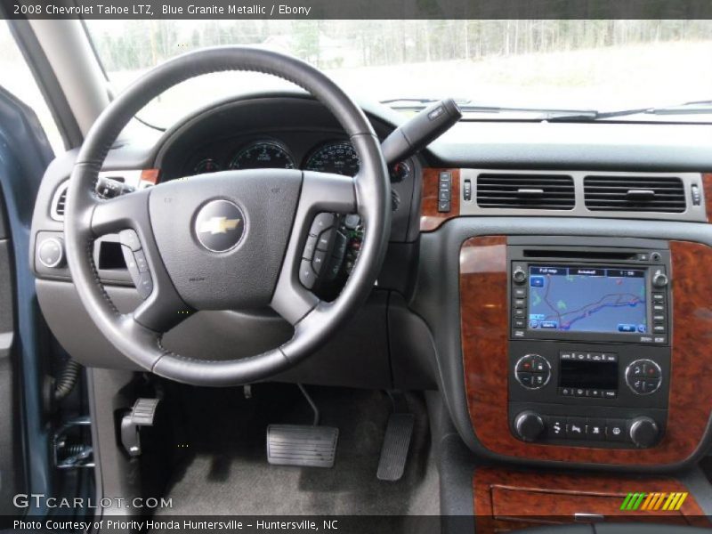 Blue Granite Metallic / Ebony 2008 Chevrolet Tahoe LTZ