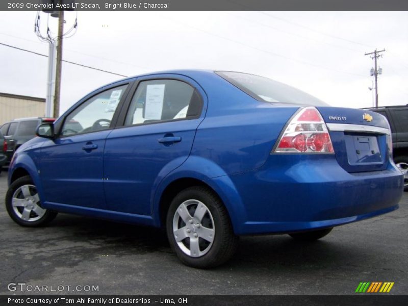Bright Blue / Charcoal 2009 Chevrolet Aveo LT Sedan