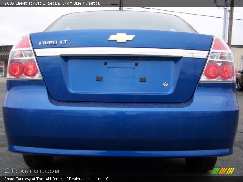 Bright Blue / Charcoal 2009 Chevrolet Aveo LT Sedan