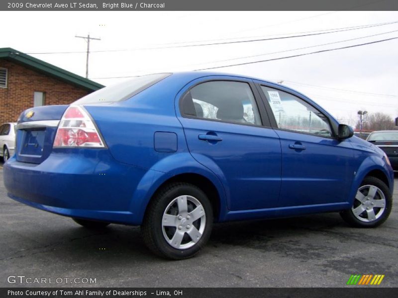 Bright Blue / Charcoal 2009 Chevrolet Aveo LT Sedan