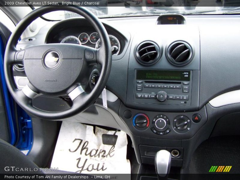 Bright Blue / Charcoal 2009 Chevrolet Aveo LT Sedan