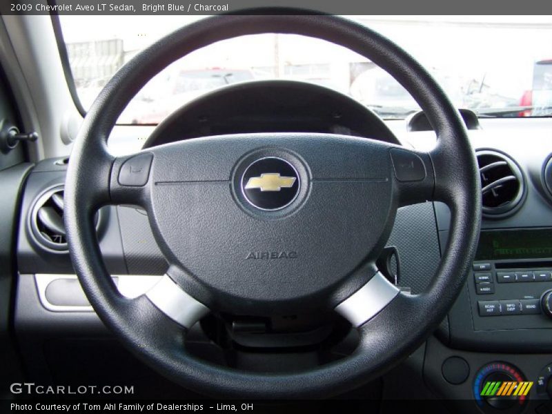 Bright Blue / Charcoal 2009 Chevrolet Aveo LT Sedan
