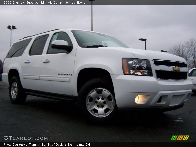 Summit White / Ebony 2009 Chevrolet Suburban LT 4x4