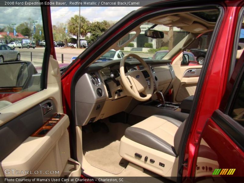Redfire Metallic / Charcoal Black/Camel 2008 Ford Expedition Eddie Bauer