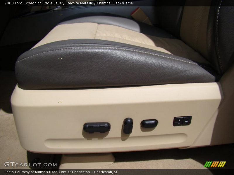 Redfire Metallic / Charcoal Black/Camel 2008 Ford Expedition Eddie Bauer