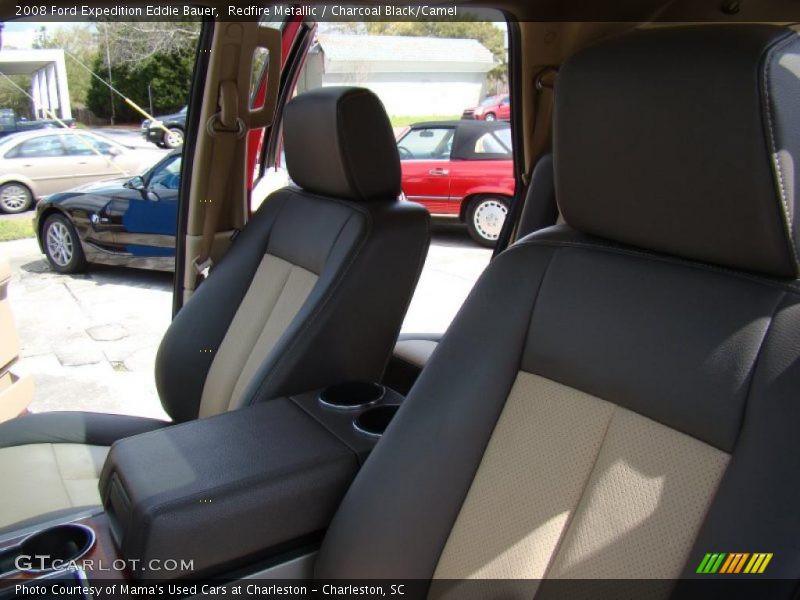 Redfire Metallic / Charcoal Black/Camel 2008 Ford Expedition Eddie Bauer