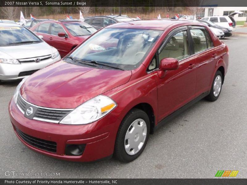 Sonoma Sunset / Beige 2007 Nissan Versa S