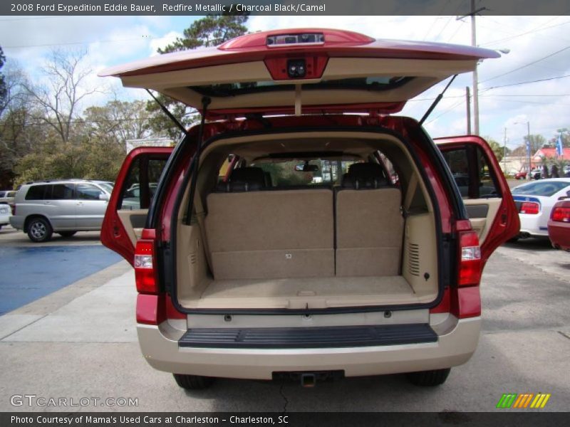 Redfire Metallic / Charcoal Black/Camel 2008 Ford Expedition Eddie Bauer