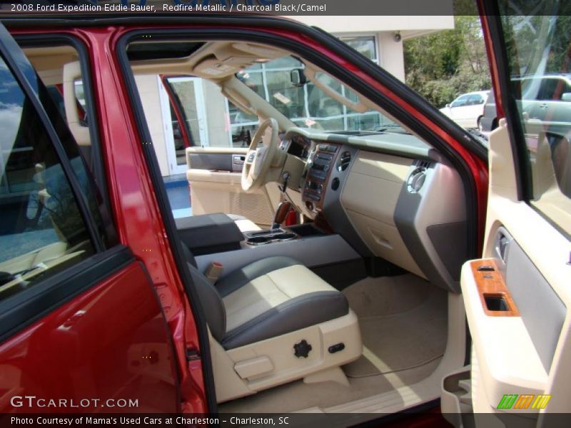 Redfire Metallic / Charcoal Black/Camel 2008 Ford Expedition Eddie Bauer
