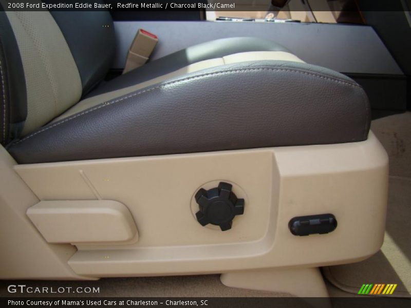 Redfire Metallic / Charcoal Black/Camel 2008 Ford Expedition Eddie Bauer