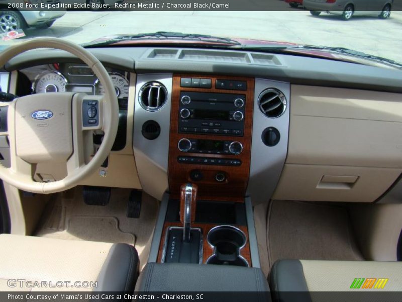 Redfire Metallic / Charcoal Black/Camel 2008 Ford Expedition Eddie Bauer
