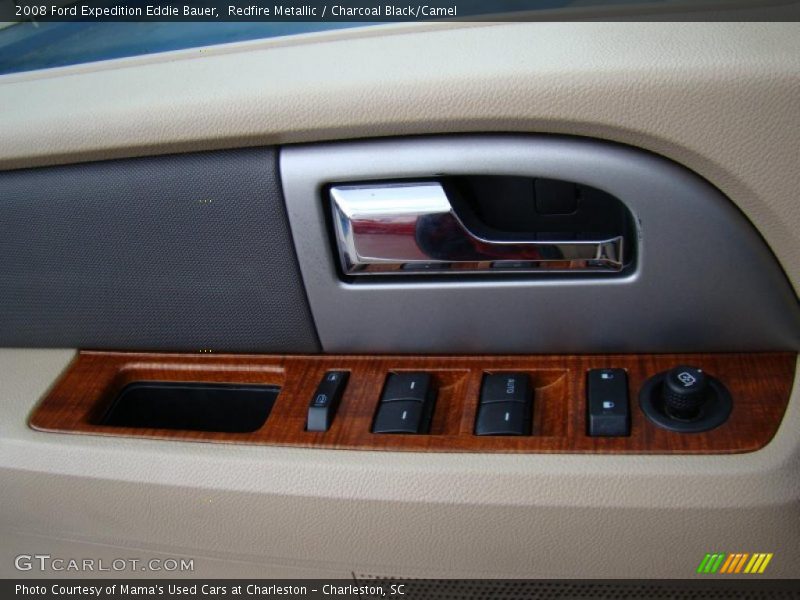 Redfire Metallic / Charcoal Black/Camel 2008 Ford Expedition Eddie Bauer