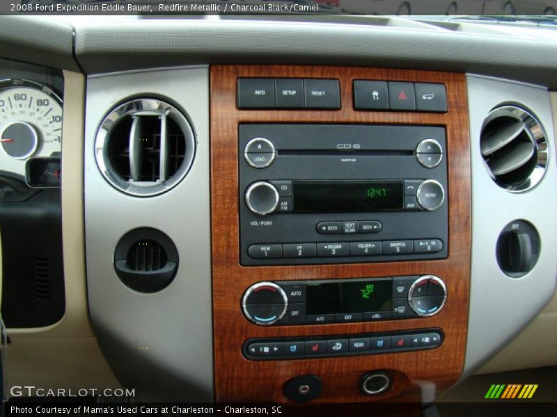 Redfire Metallic / Charcoal Black/Camel 2008 Ford Expedition Eddie Bauer