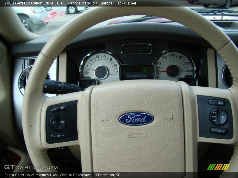 Redfire Metallic / Charcoal Black/Camel 2008 Ford Expedition Eddie Bauer