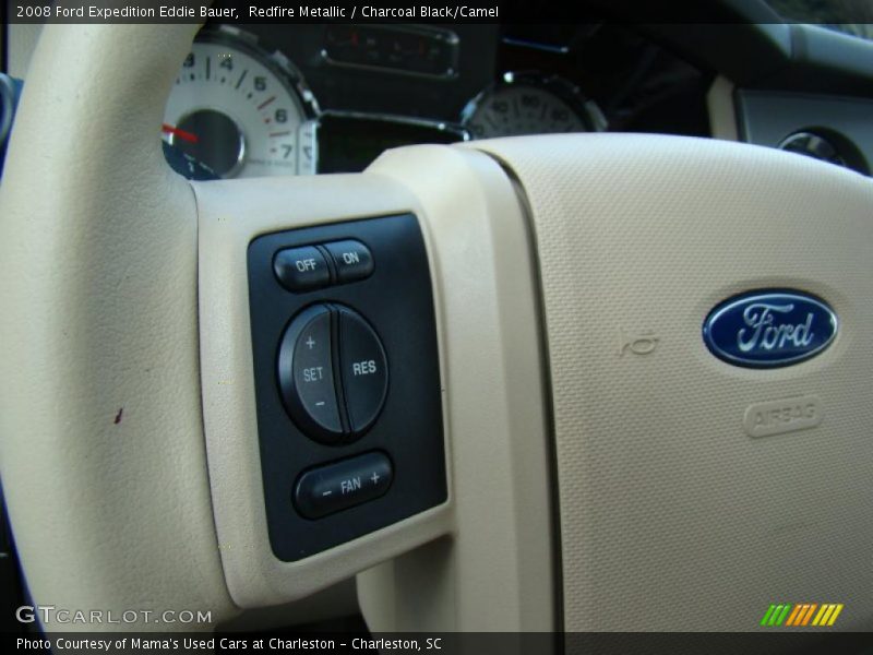 Redfire Metallic / Charcoal Black/Camel 2008 Ford Expedition Eddie Bauer