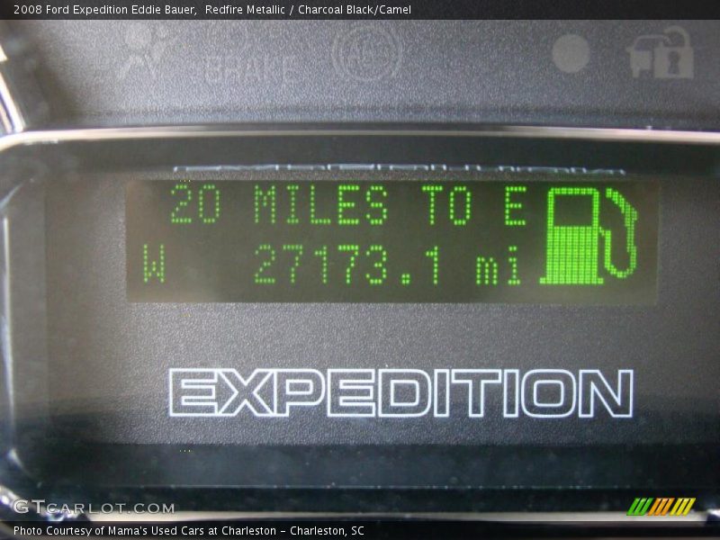 Redfire Metallic / Charcoal Black/Camel 2008 Ford Expedition Eddie Bauer