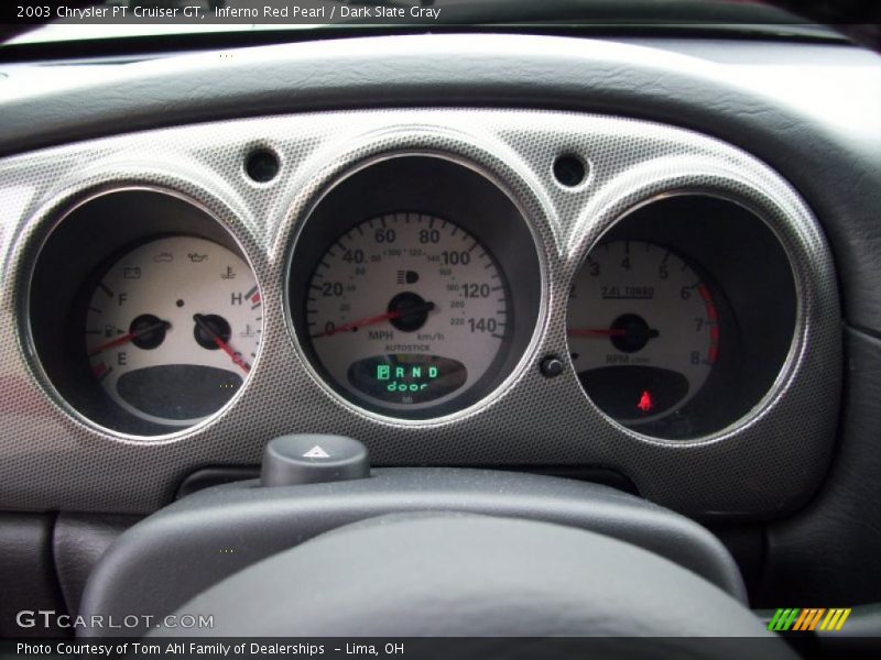 Inferno Red Pearl / Dark Slate Gray 2003 Chrysler PT Cruiser GT