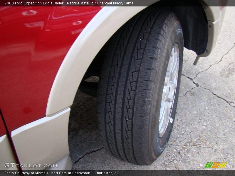 Redfire Metallic / Charcoal Black/Camel 2008 Ford Expedition Eddie Bauer