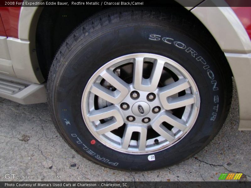 Redfire Metallic / Charcoal Black/Camel 2008 Ford Expedition Eddie Bauer