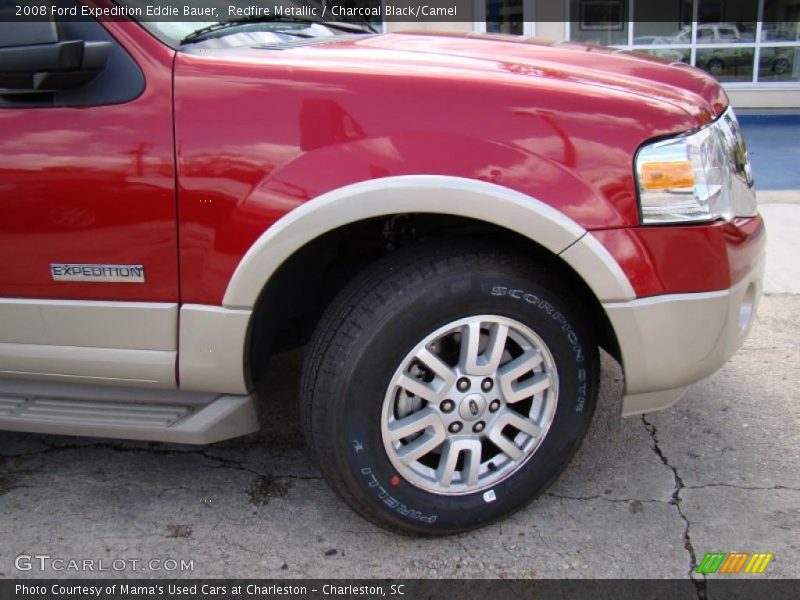Redfire Metallic / Charcoal Black/Camel 2008 Ford Expedition Eddie Bauer