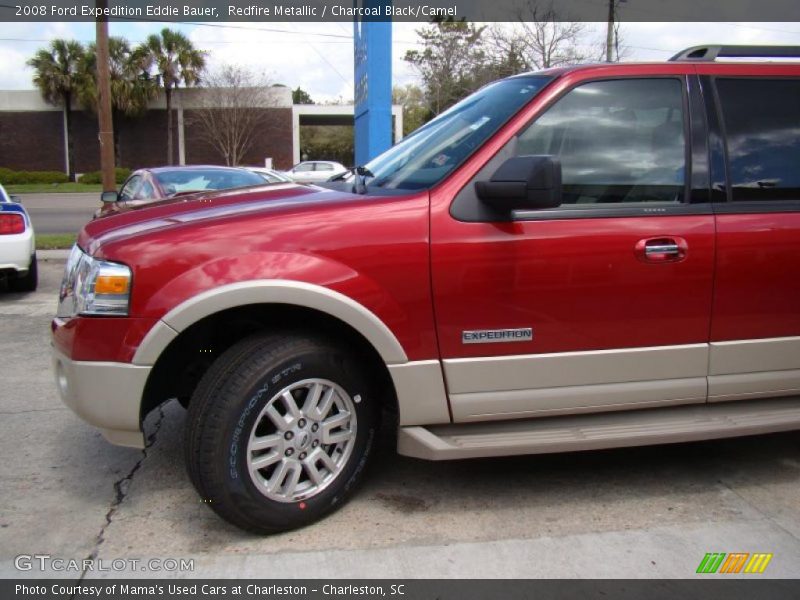 Redfire Metallic / Charcoal Black/Camel 2008 Ford Expedition Eddie Bauer