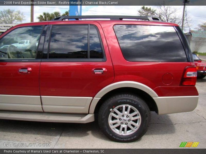 Redfire Metallic / Charcoal Black/Camel 2008 Ford Expedition Eddie Bauer