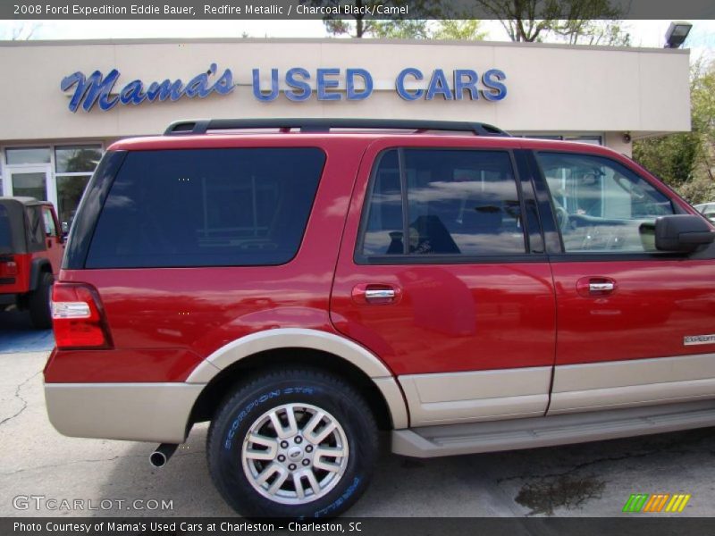 Redfire Metallic / Charcoal Black/Camel 2008 Ford Expedition Eddie Bauer