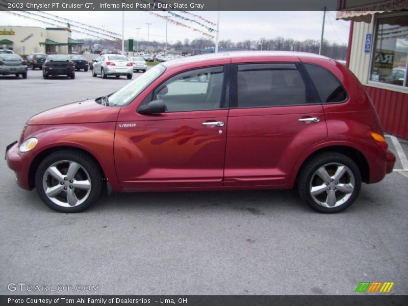 Inferno Red Pearl / Dark Slate Gray 2003 Chrysler PT Cruiser GT