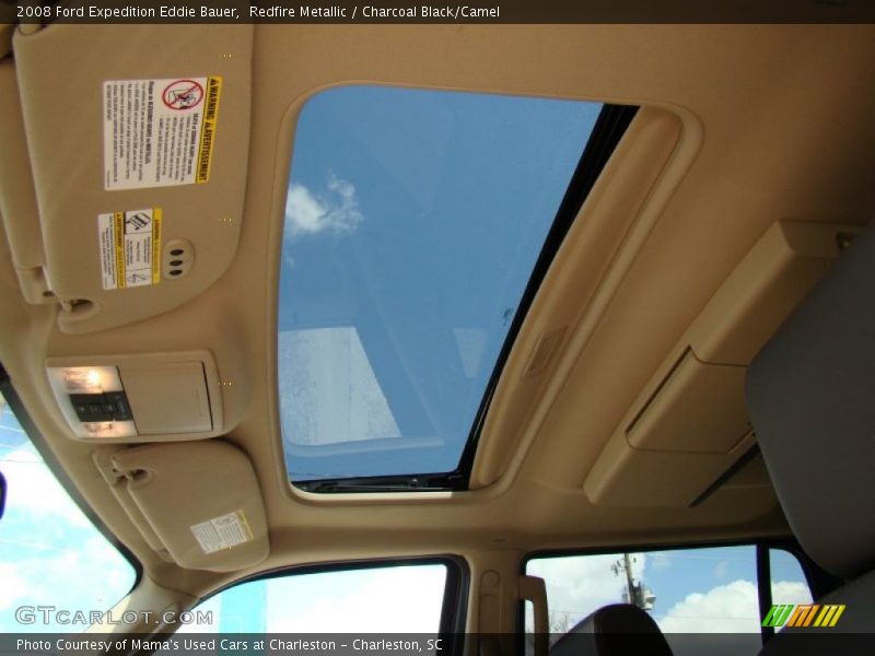 Redfire Metallic / Charcoal Black/Camel 2008 Ford Expedition Eddie Bauer