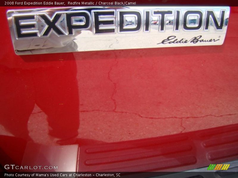 Redfire Metallic / Charcoal Black/Camel 2008 Ford Expedition Eddie Bauer