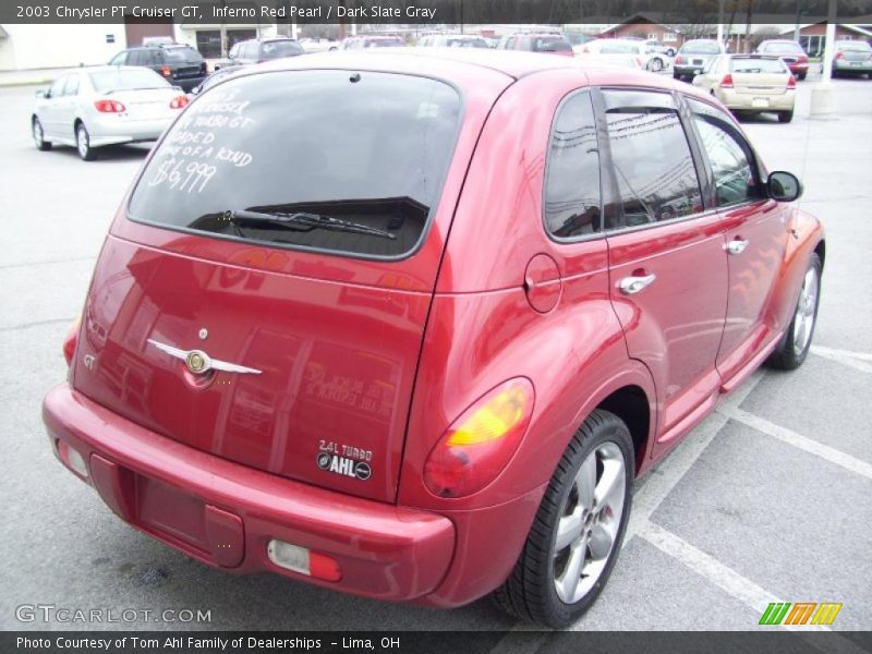 Inferno Red Pearl / Dark Slate Gray 2003 Chrysler PT Cruiser GT