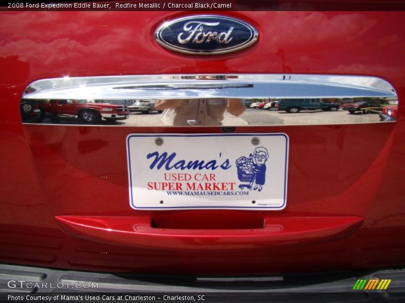 Redfire Metallic / Charcoal Black/Camel 2008 Ford Expedition Eddie Bauer