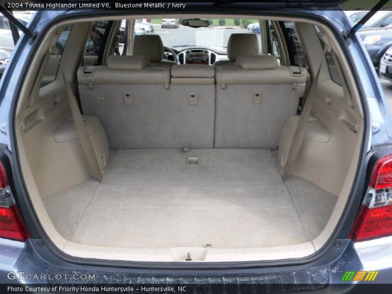 Bluestone Metallic / Ivory 2004 Toyota Highlander Limited V6